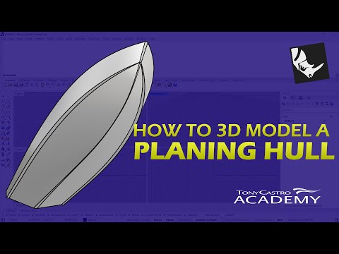 How to 3D model a Planing Hull with Rhinoceros 3D