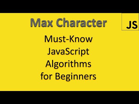 How to Find What Character Appears Most in a String in JavaScript || Frequency Counter Technique