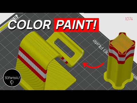 π Bambu Studio Color Painting - Multi Color 3D Printing - Bambu Studio Tutorial