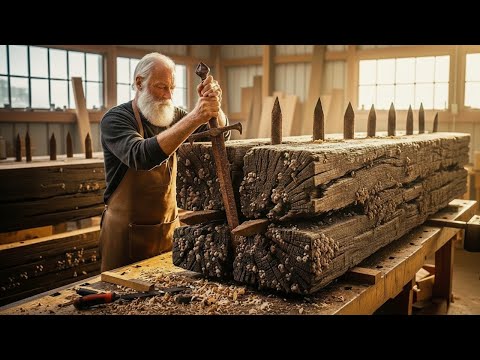 How an Old Master Turns Used Wood into a Timeless Masterpiece