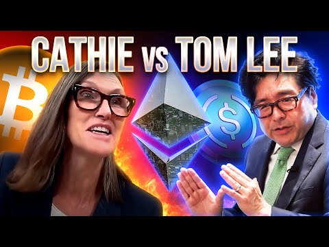 Cathie Wood vs Tom Lee🔥Ethereum Mega-Supercycle🚀