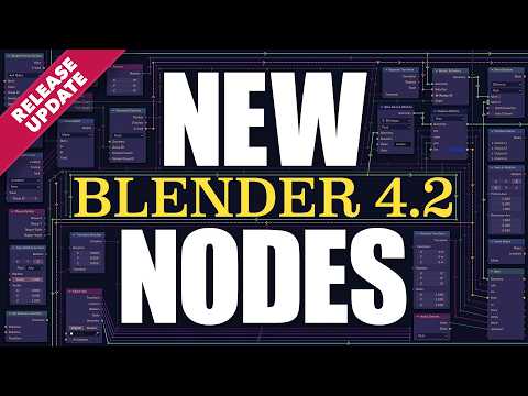 What’s new in geometry nodes in blender 4.2 RELEASE UPDATE