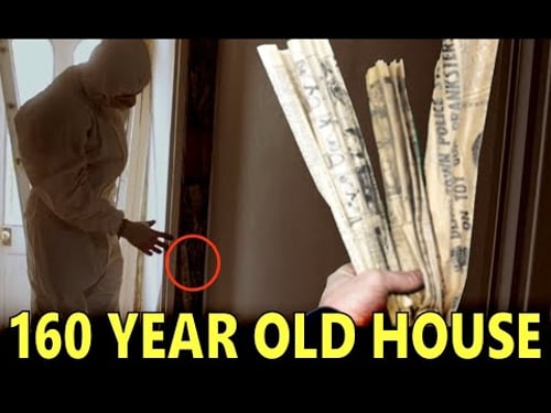 They were hidden in the door frame