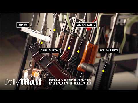 Firing Russian AKs: History’s greatest guns captured in Ukraine | Frontline | Daily Mail