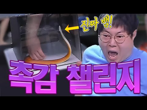감스트 촉감 챌린지 20단계(뱀도 나옴ㄷㄷ) Touch test challenge.