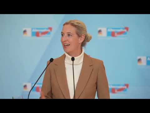 Deutschland steht bald still – Alice Weidel warnt auf AfD-Pressekonferenz vor Stillstand