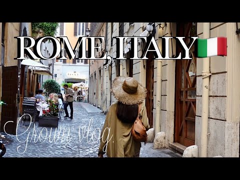 Italy trip "A trip to enjoy Rome in food, history 💐" Colosseum|Trevi Fountain|Italy vlog