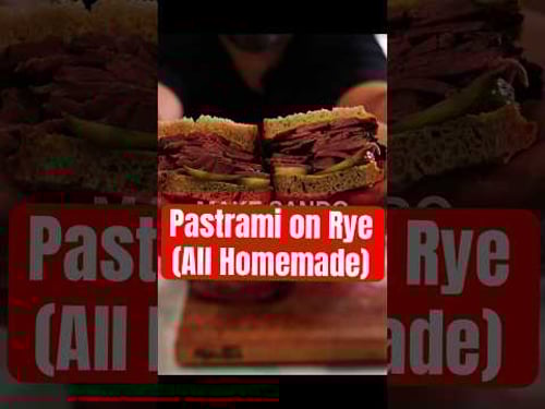 Pastrami on Rye is the BEST SANDWICH!! #shorts