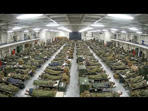 How Aircraft Carrier Crews EAT, SHOWER & SLEEP on MASSIVE Aircraft Carrier