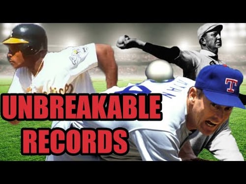 The Most Unbreakable Career Baseball Records