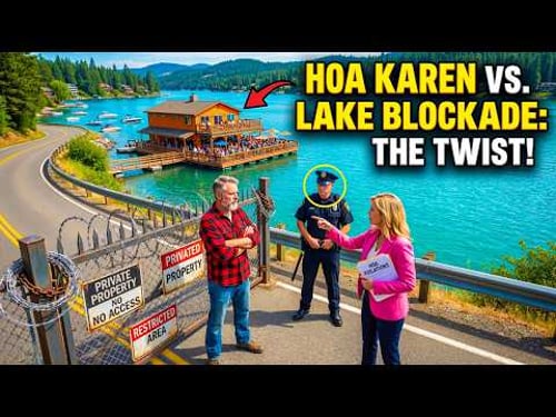 HOA Built a Floating Restaurant on My Lake — So I Blocked the Only Boat Ramp
