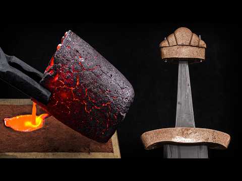 Bronze Fittings for the "Serpent in The Blade" Viking Sword