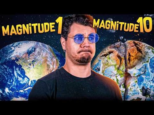 Séisme de Magnitude 1 VS Magnitude 10 !
