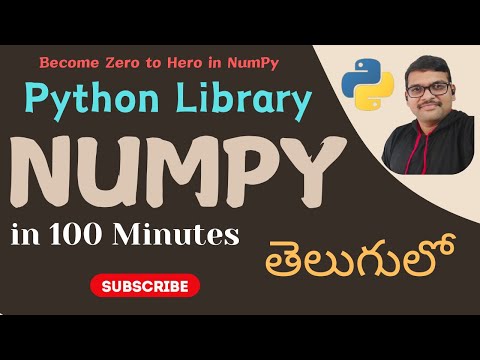 Python NumPy Full Tutorial in Telugu (తెలుగు లో) | Data Science with NumPy