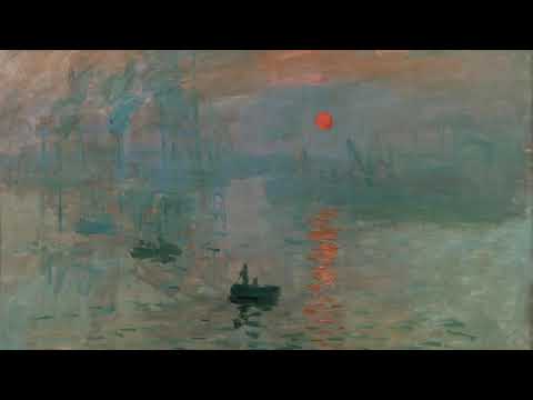 Impression, Sunrise by Monet Vintage Art for TV NO MUSIC