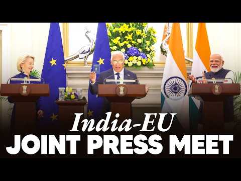 LIVE: PM at joint press meet with President of European Commission & President of European Council