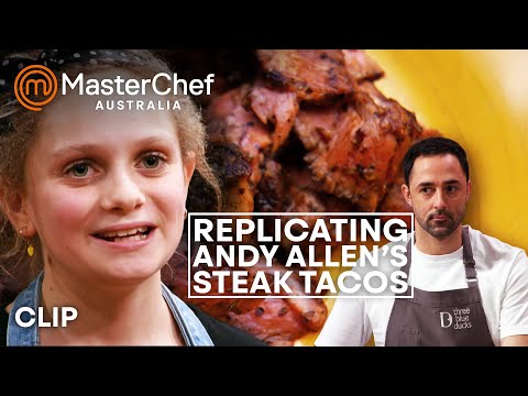 Replicating Andy Allen's Chipotle Fillet Tacos | Junior MasterChef Australia | MasterChef World