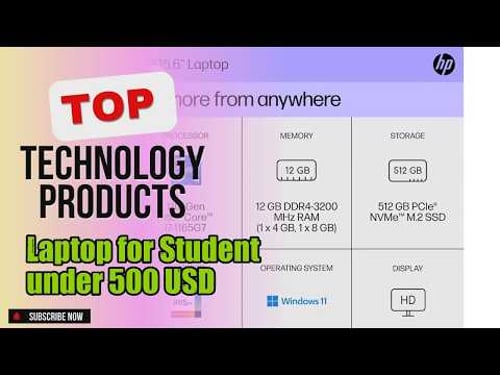 Top 5 Technology products about Laptop for Student under 500 USD Popular of 2024