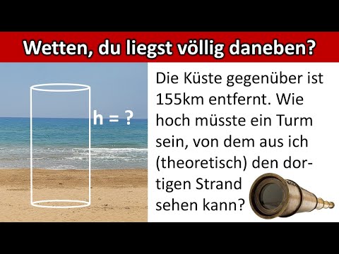 Horizont, Erdkrümmung