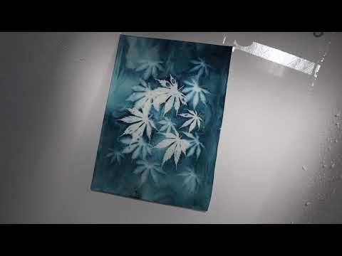 Layered Wet Cyanotype