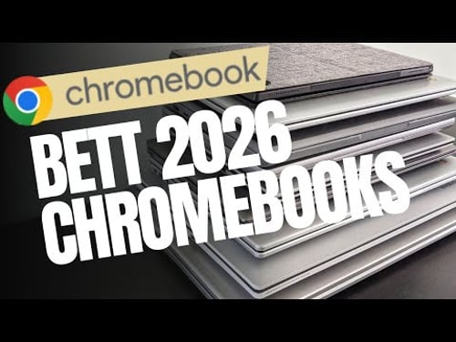 New Chromebooks from The Bett Show 2026 (Acer, ASUS, Lenovo)