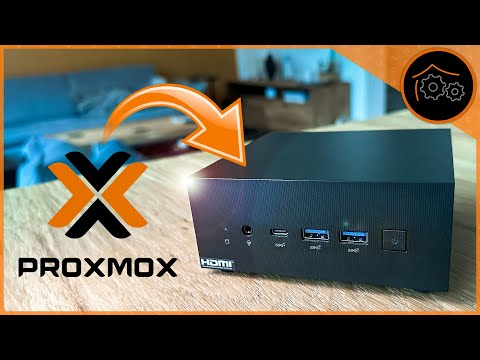 Proxmox installation and first LXC container on a mini-PC