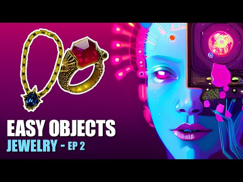 Game assets in Stable diffusion. Ep 2: Jewelry