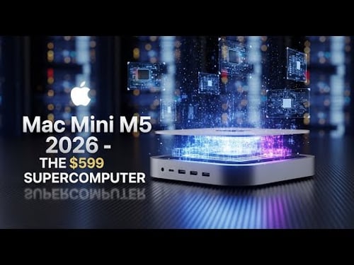 Mac Mini M5 (2026 Leaks) - The $599 Supercomputer? Specs & Release Date!