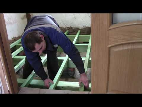 #4 Как сделать пол в старом доме| Пол на лагах