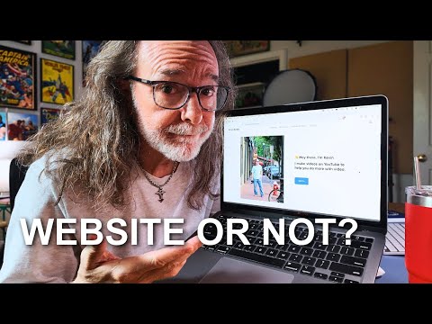 Do you need a website if you have a YouTube channel?