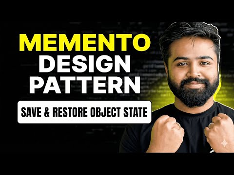 Memento Design Pattern | UML + Code | System Design