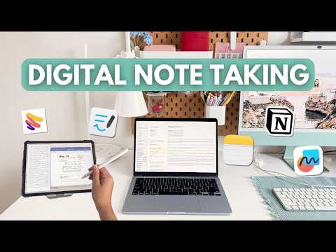 digital note-taking is BETTER than EVER (apps you'll love)
