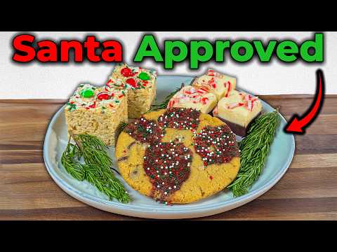 3 Easy Christmas Desserts Straight From Santa’s Kitchen (NO BAKE)