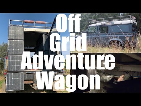 Land Rover Defender. My Converted Off-Grid Vehicle for Outdoor Adventure. Poweroak AC50 Power Unit.