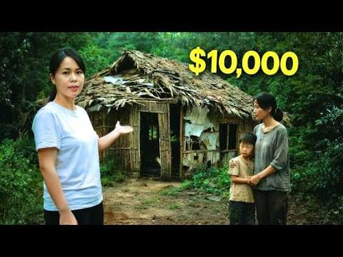 Woman Spends $10,000 to Help a Single Mother Turn an Old House into a Wonderful Home