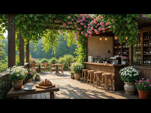 Morning Jazz Music At Cozy Spring Coffee Shop Ambience - Soft Jazz For Work, Study & Relaxation