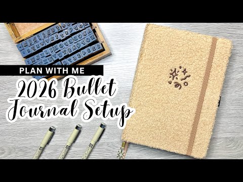 PLAN WITH ME || 2026 Bullet Journal Setup