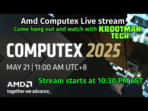 AMD computex 2025 Press conference viewing party!!