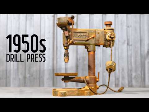 70 year old drill press got lost!