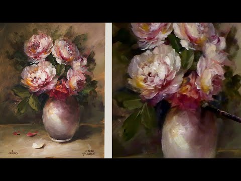 Mastering Floral Techniques with a Casual Brush