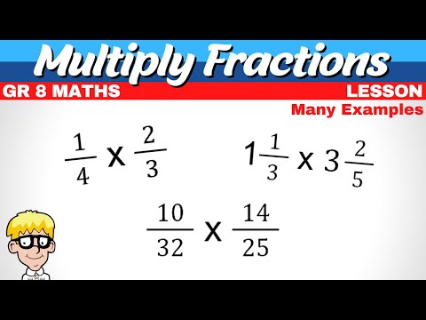 Multiply Fractions Grade 8