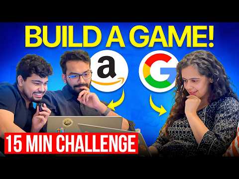 I Gave My Friends 15 Minutes to Build a Game (Crazy Results)