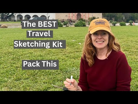 The BEST Travel Sketching Kit | Pack This
