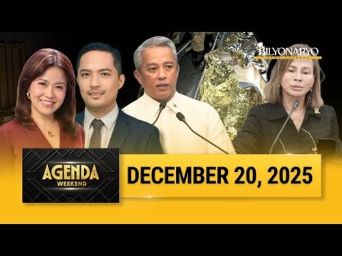 Agenda Weekend | December 20, 2025