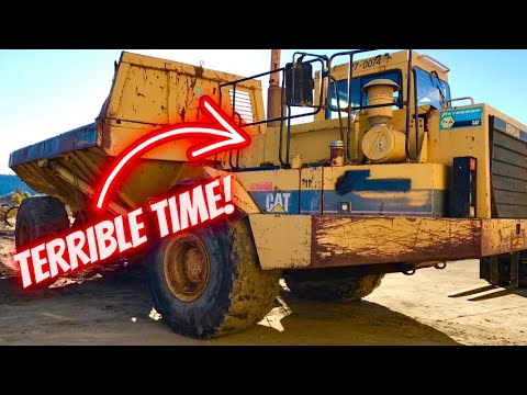 Caterpillar D400D transmission removal!