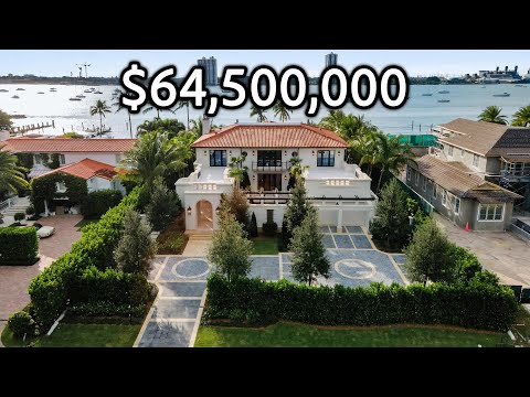 INSIDE a $64,500,000 Mansion in ONE of the MOST EXCLUSIVE Areas in Palm Beach, FL