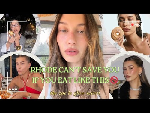 The Secret Behind Hailey Bieber's Glazed Donut Skin (Spoiler: Not Just Rhode)