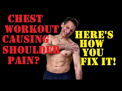 Shoulder Pain From A Chest Workout? Here's How To Fix It!