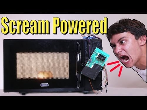 Scream Powered Microwave