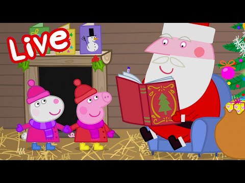Christmas with Peppa Pig π Winter Fun! Full Episodes βοΈ Kids Cartoons π΄ LIVE 24/7